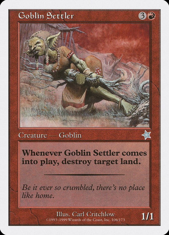 Goblin Settler [Starter 1999] | Silver Goblin