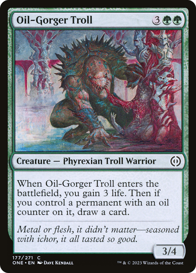 Oil-Gorger Troll [Phyrexia: All Will Be One] | Silver Goblin