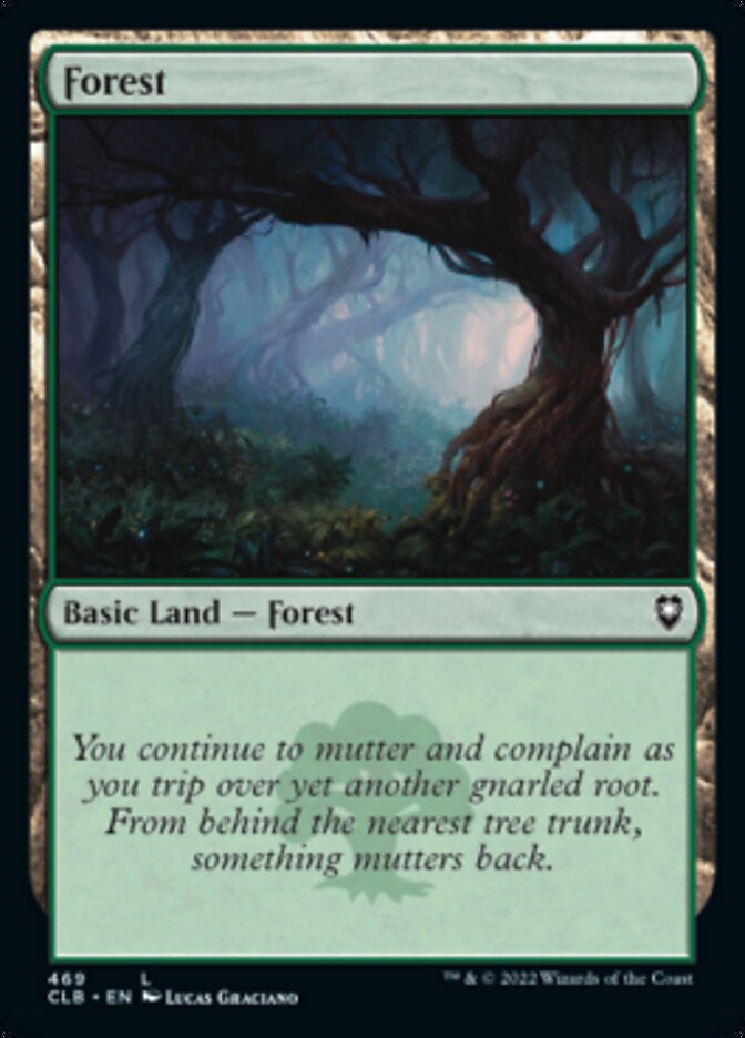 Forest (469) [Commander Legends: Battle for Baldur's Gate] | Silver Goblin