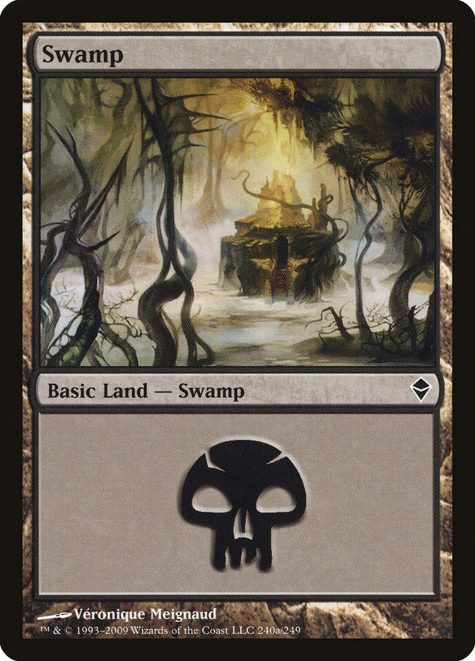 Swamp (240a) [Zendikar] | Silver Goblin