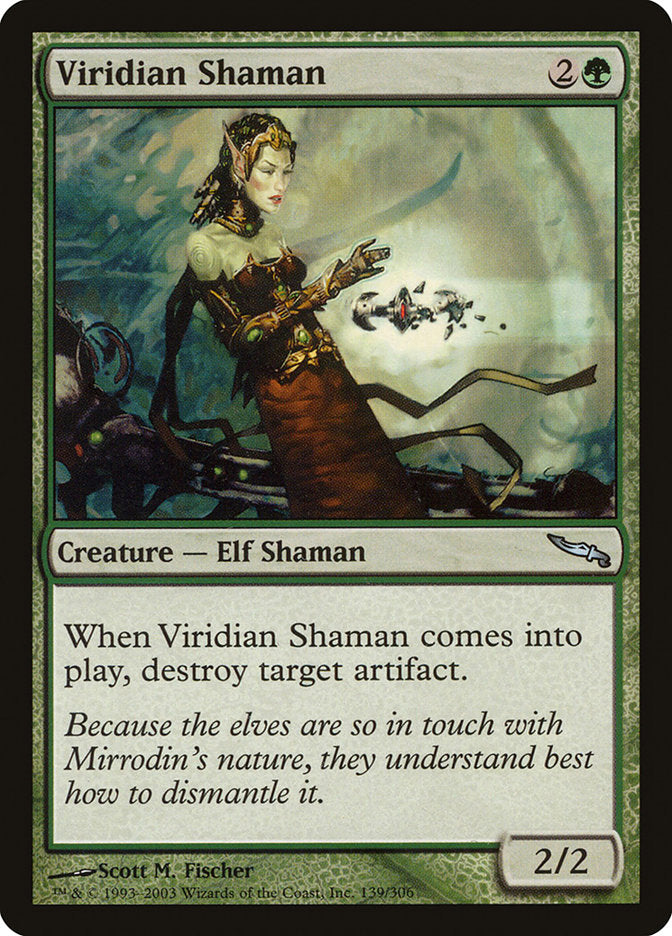 Viridian Shaman [Mirrodin] | Silver Goblin