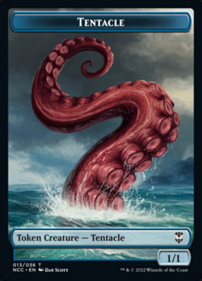 Tentacle // Clue Double-Sided Token [Streets of New Capenna Commander Tokens] | Silver Goblin