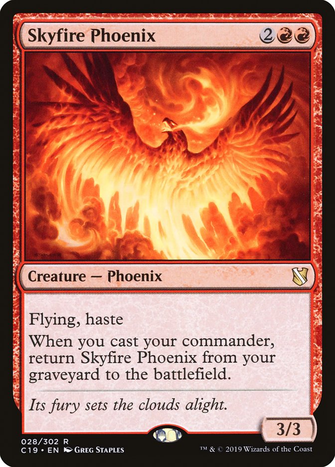 Skyfire Phoenix [Commander 2019] | Silver Goblin