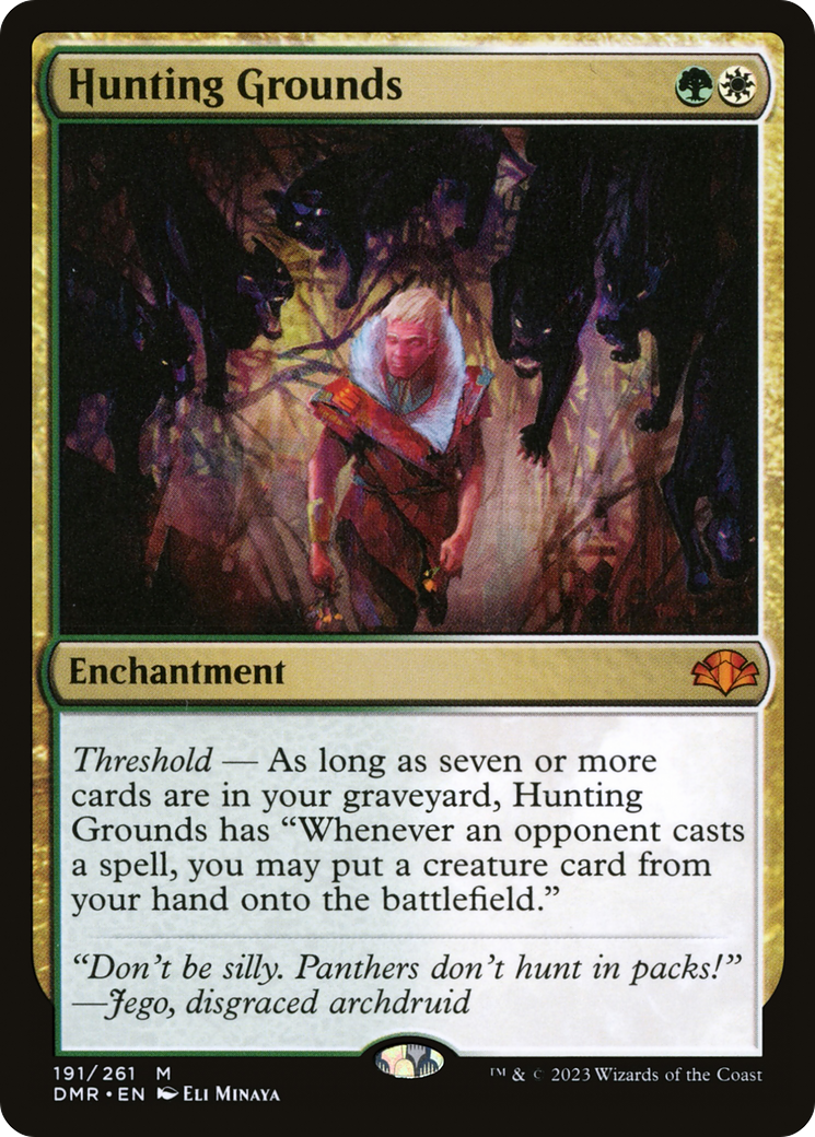 Hunting Grounds [Dominaria Remastered] | Silver Goblin