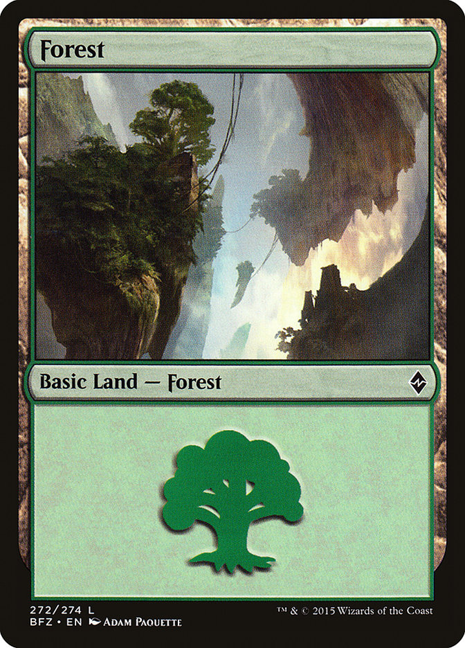 Forest (272) [Battle for Zendikar] | Silver Goblin