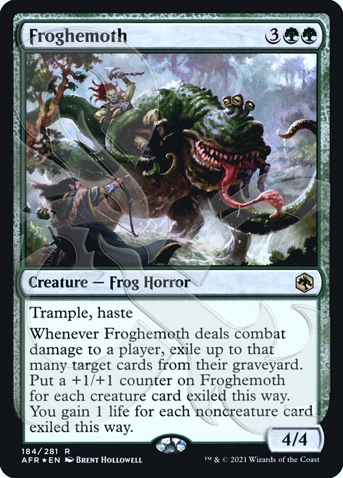Froghemoth (Ampersand Promo) [Dungeons & Dragons: Adventures in the Forgotten Realms Promos] | Silver Goblin