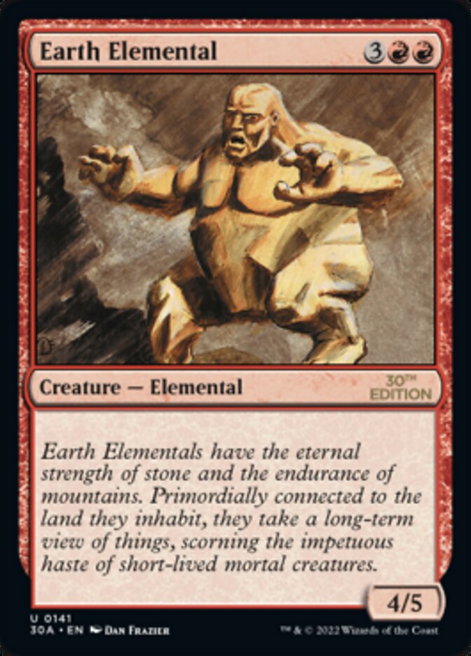 Earth Elemental [30th Anniversary Edition] | Silver Goblin
