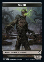 Phyrexian // Zombie Double-Sided Token [Dominaria United Tokens] | Silver Goblin