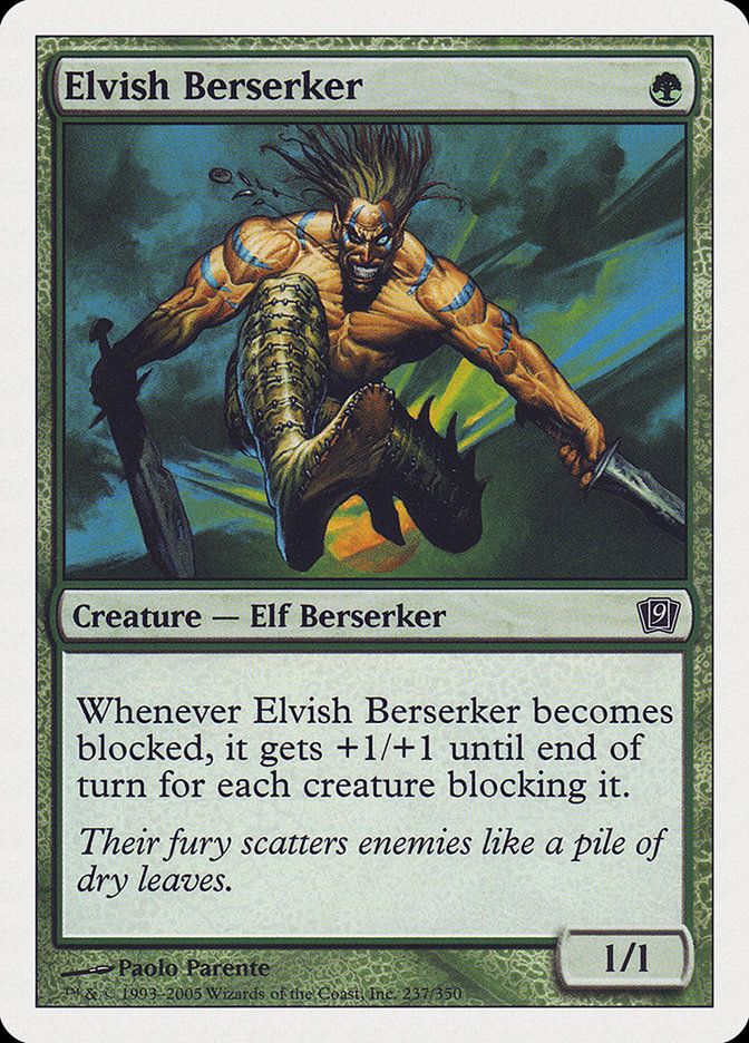 Elvish Berserker [Ninth Edition] | Silver Goblin