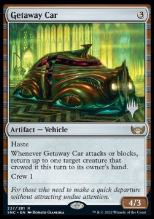 Getaway Car (Promo Pack) [Streets of New Capenna Promos] | Silver Goblin