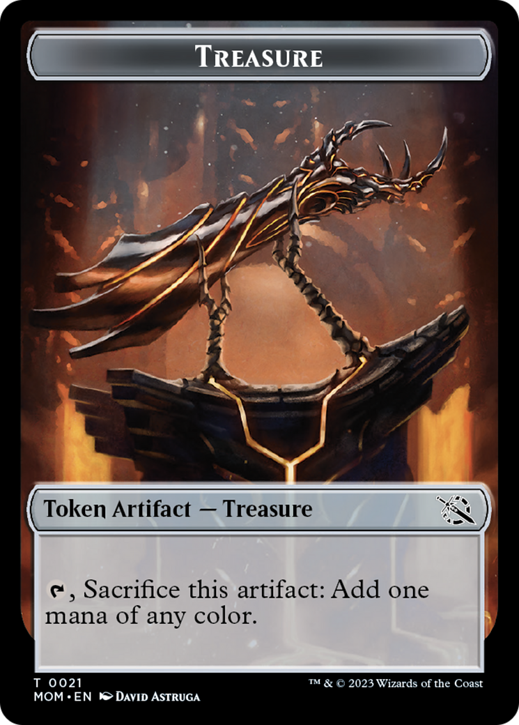 Treasure Token (21) [March of the Machine Tokens] | Silver Goblin