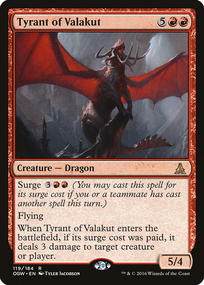 Tyrant of Valakut [Oath of the Gatewatch] | Silver Goblin