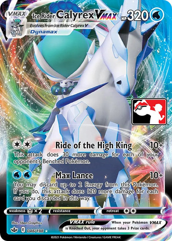 Ice Rider Calyrex VMAX (046/198) [Prize Pack Series One] | Silver Goblin