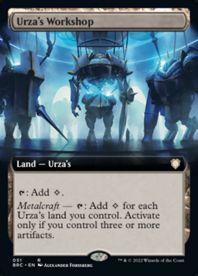 Urza's Workshop (Extended Art) [The Brothers' War Commander] | Silver Goblin