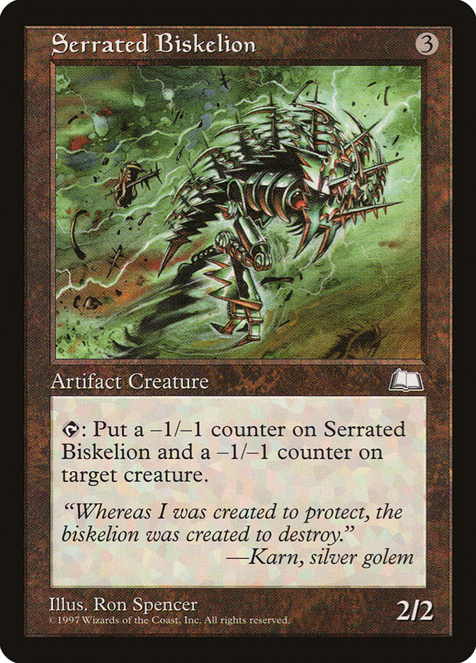 Serrated Biskelion [Weatherlight] | Silver Goblin