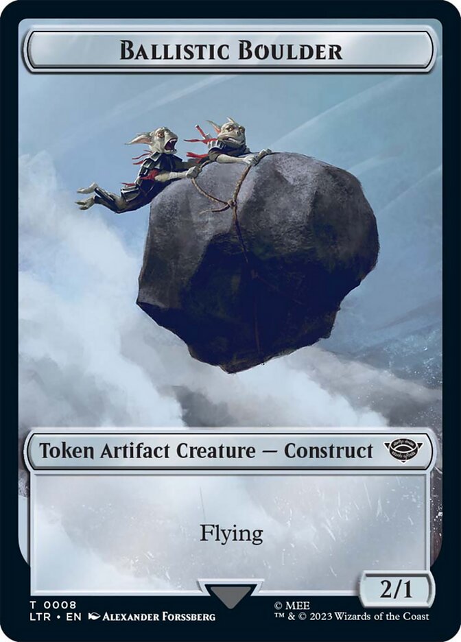 Ballistic Boulder Token [The Lord of the Rings: Tales of Middle-Earth Tokens] | Silver Goblin