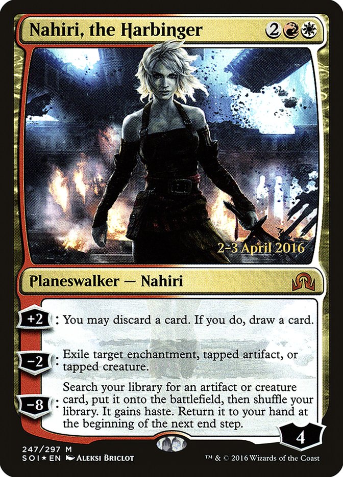 Nahiri, the Harbinger [Shadows over Innistrad Prerelease Promos] | Silver Goblin
