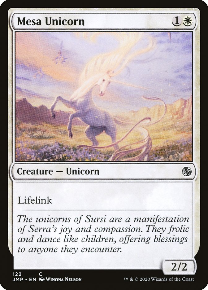 Mesa Unicorn [Jumpstart] | Silver Goblin
