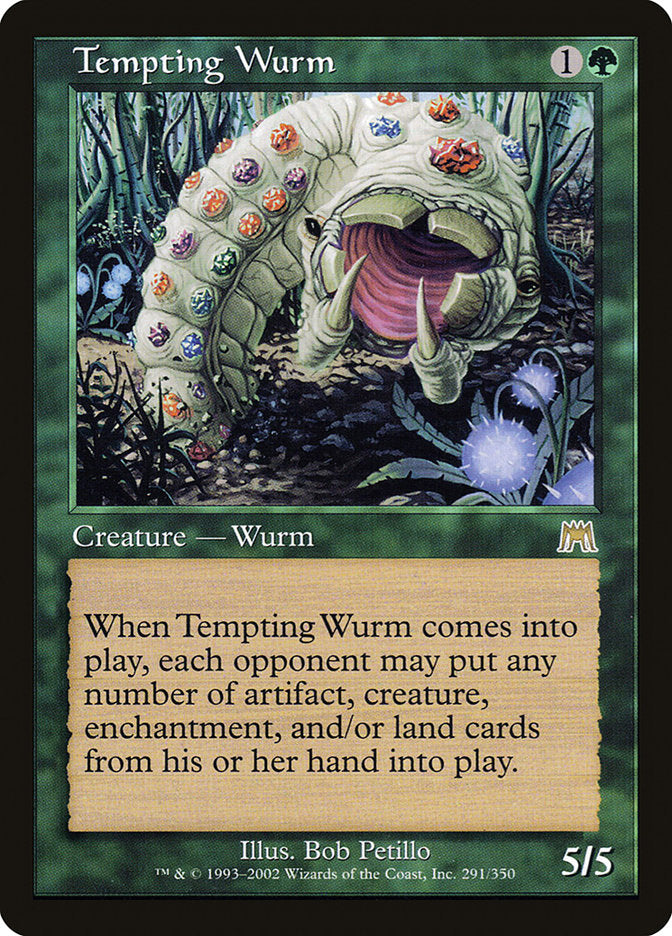 Tempting Wurm [Onslaught] | Silver Goblin
