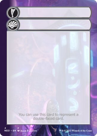 Helper Card (4/9) [Kamigawa: Neon Dynasty Tokens] | Silver Goblin