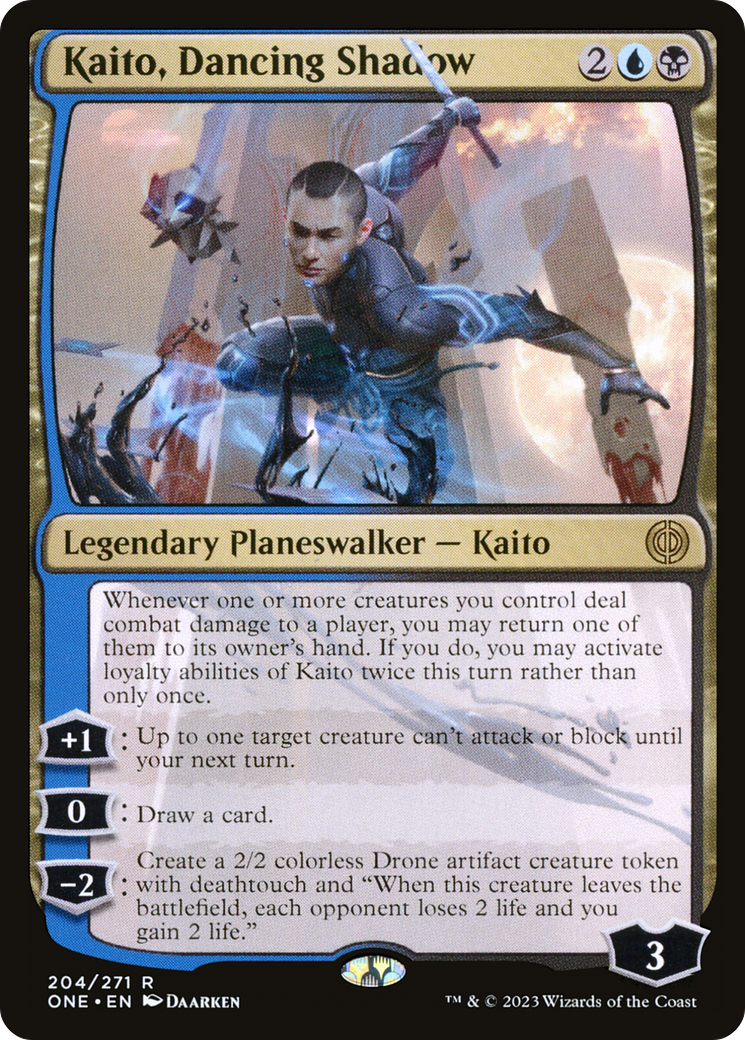 Kaito, Dancing Shadow [Phyrexia: All Will Be One] | Silver Goblin
