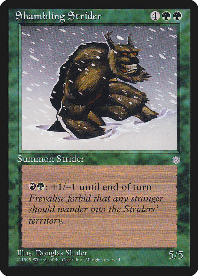 Shambling Strider [Ice Age] | Silver Goblin