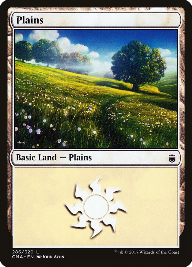 Plains (286) [Commander Anthology] | Silver Goblin