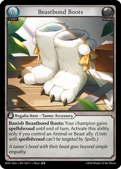 Beastbond Boots (023) [Dawn of Ashes: Alter Edition] | Silver Goblin