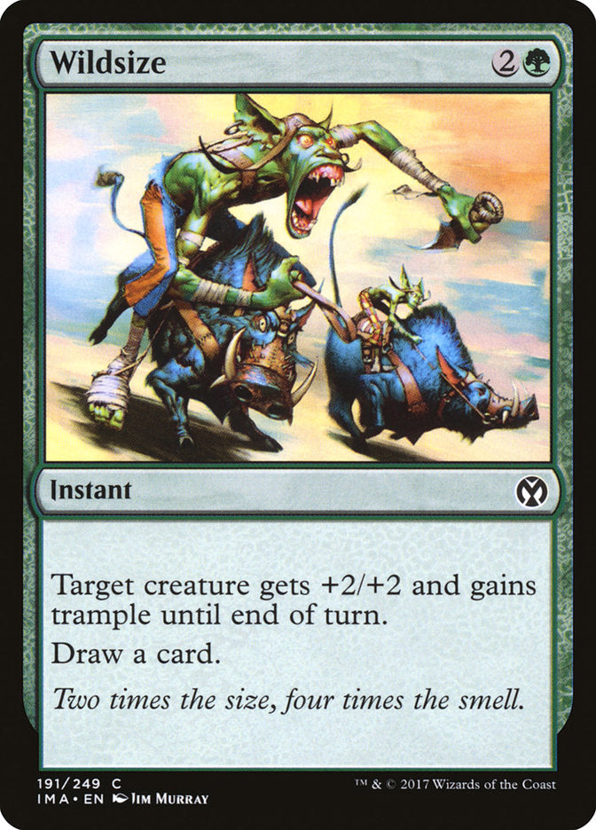 Wildsize [Iconic Masters] | Silver Goblin