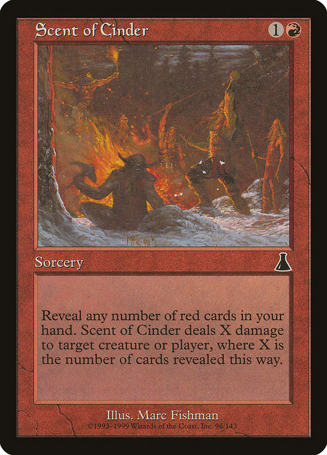 Scent of Cinder [Urza's Destiny] | Silver Goblin