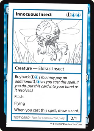 Innocuous Insect (2021 Edition) [Mystery Booster Playtest Cards] | Silver Goblin
