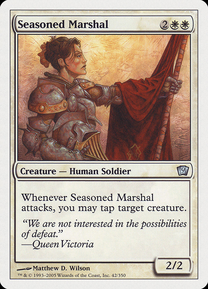 Seasoned Marshal [Ninth Edition] | Silver Goblin