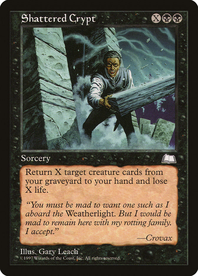 Shattered Crypt [Weatherlight] | Silver Goblin
