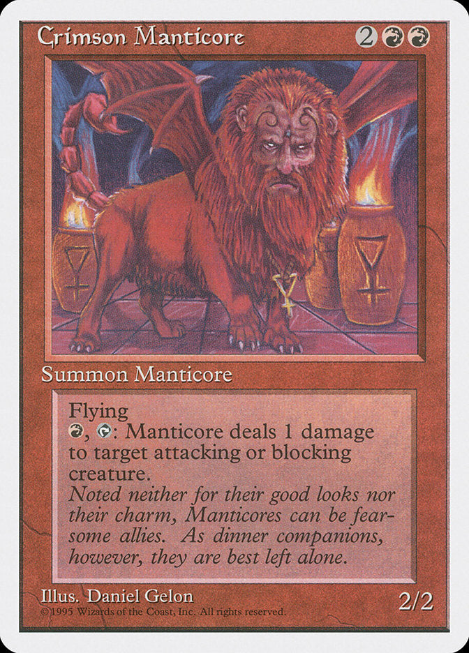 Crimson Manticore [Fourth Edition] | Silver Goblin