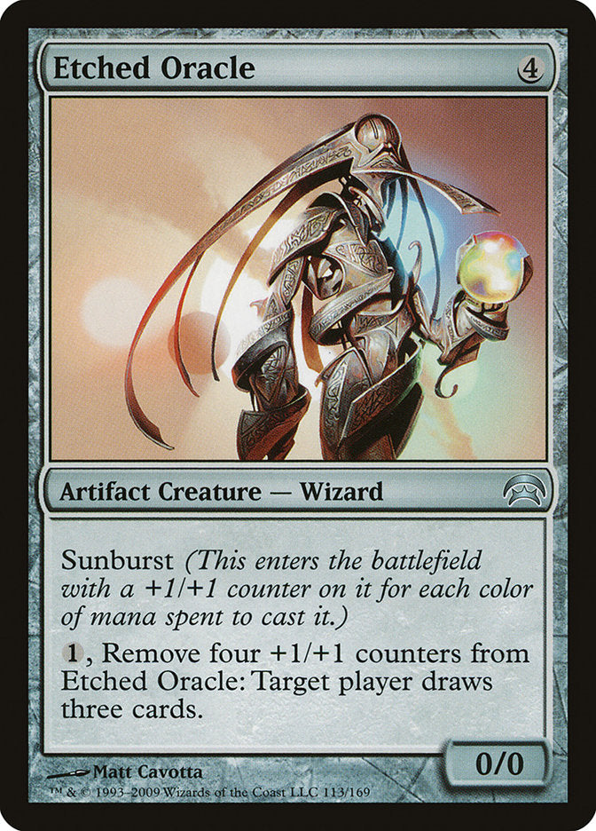 Etched Oracle [Planechase] | Silver Goblin