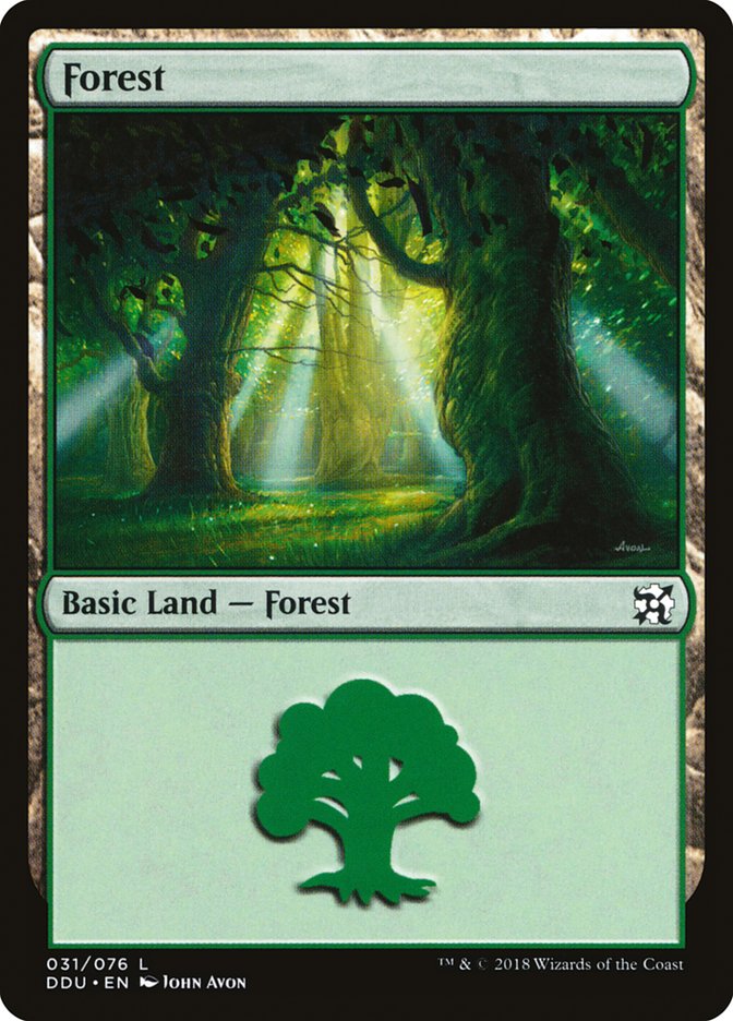 Forest (31) [Duel Decks: Elves vs. Inventors] | Silver Goblin