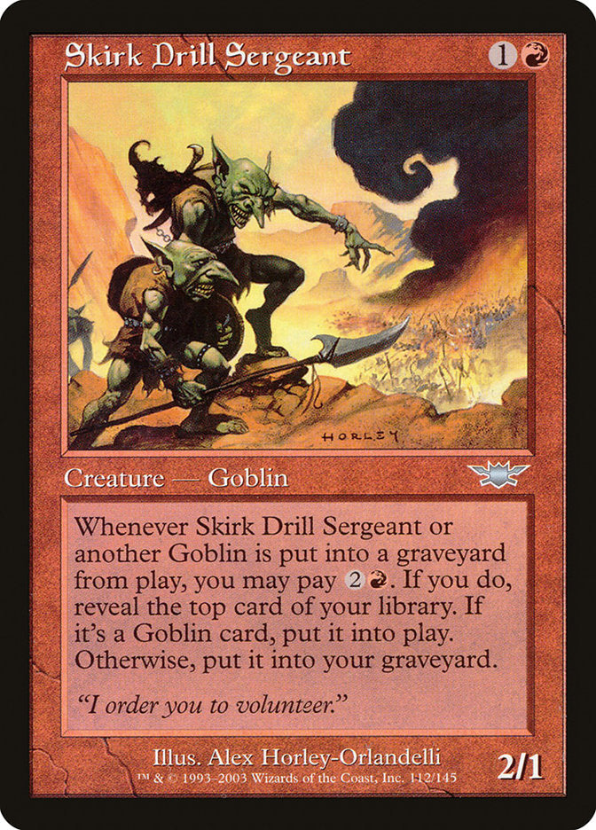 Skirk Drill Sergeant [Legions] | Silver Goblin