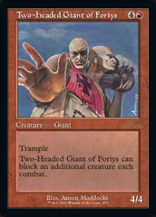 Two-Headed Giant of Foriys (Retro) [30th Anniversary Edition] | Silver Goblin