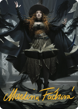 Tasha, the Witch Queen Art Card (41) (Gold-Stamped Signature) [Commander Legends: Battle for Baldur's Gate Art Series] | Silver Goblin