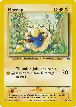 Mareep (58/75) [Neo Discovery Unlimited] | Silver Goblin
