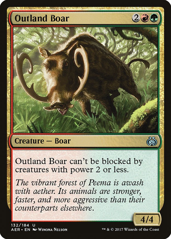 Outland Boar [Aether Revolt] | Silver Goblin