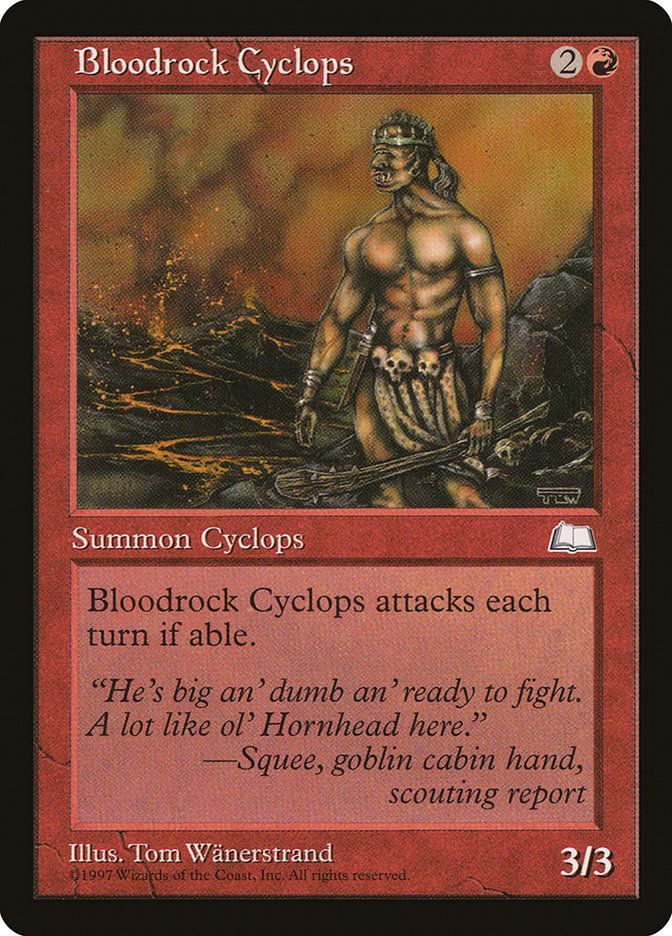 Bloodrock Cyclops [Weatherlight] | Silver Goblin