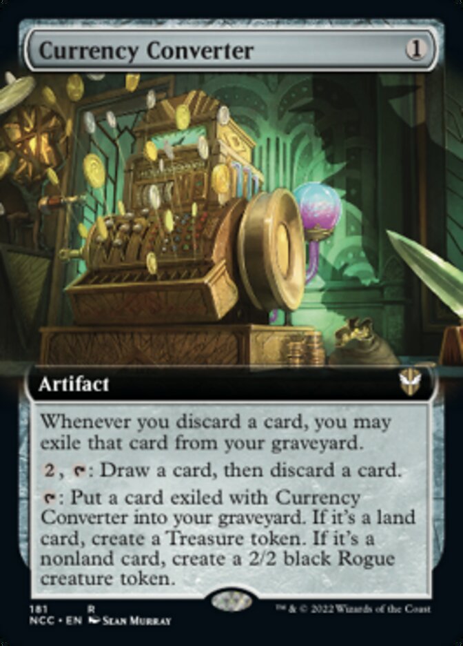 Currency Converter (Extended Art) [Streets of New Capenna Commander] | Silver Goblin