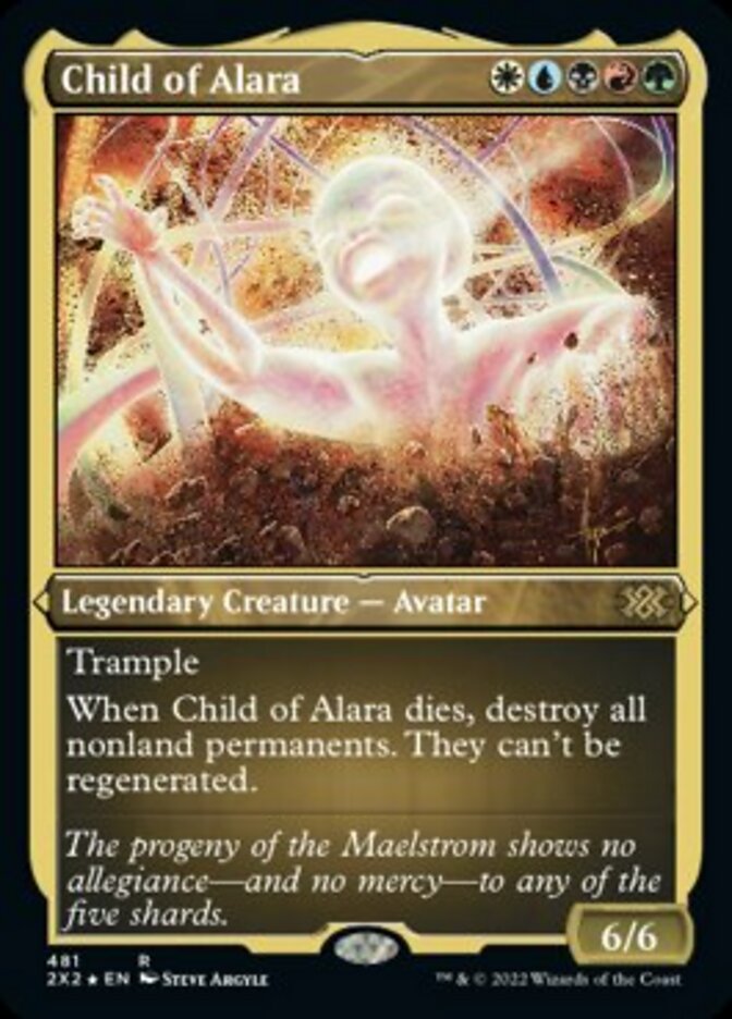 Child of Alara (Foil Etched) [Double Masters 2022] | Silver Goblin