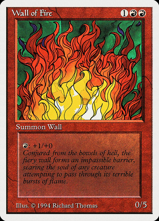 Wall of Fire [Summer Magic / Edgar] | Silver Goblin