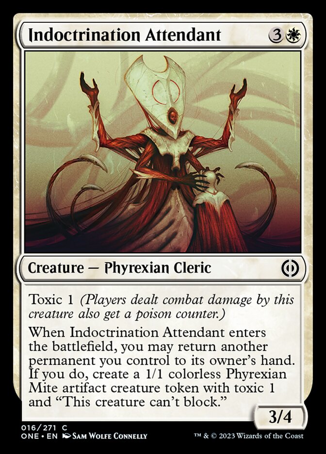 Indoctrination Attendant [Phyrexia: All Will Be One] | Silver Goblin