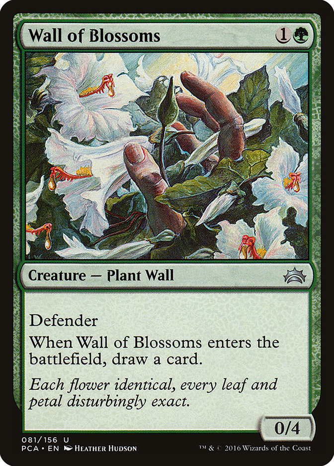 Wall of Blossoms [Planechase Anthology] | Silver Goblin