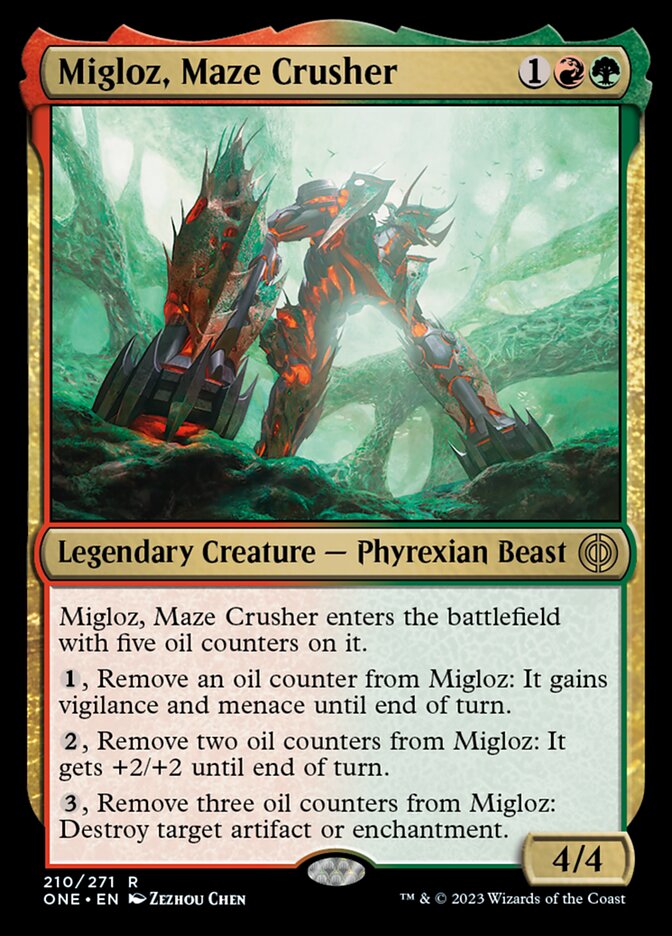 Migloz, Maze Crusher [Phyrexia: All Will Be One] | Silver Goblin