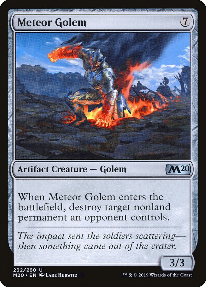 Meteor Golem [Core Set 2020] | Silver Goblin