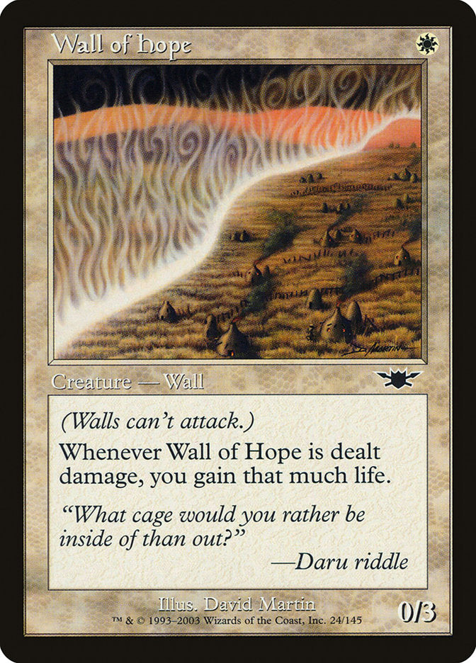 Wall of Hope [Legions] | Silver Goblin